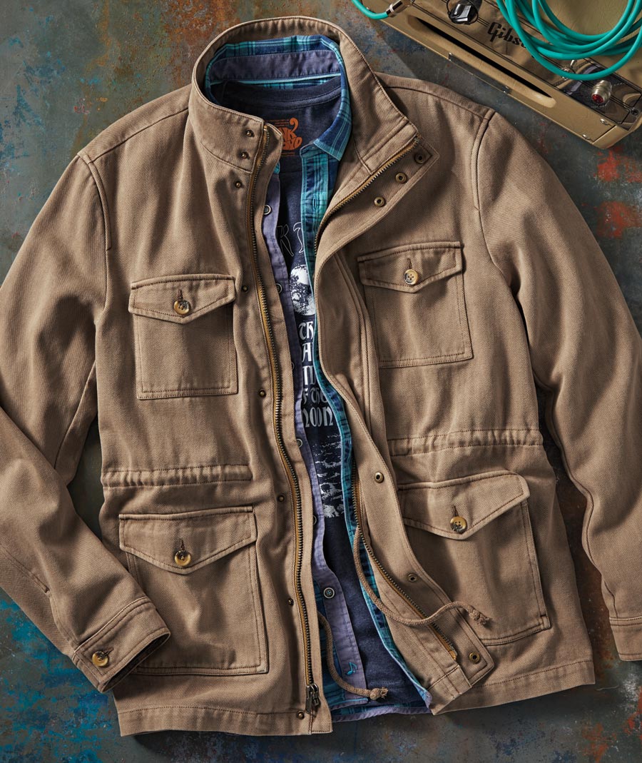 I Heard The Highway <br> Cotton Twill Jacket</br>