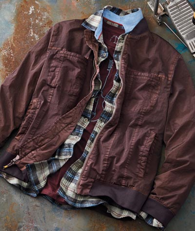 Divided Highway <br> Overdyed Nylon Jacket</br>