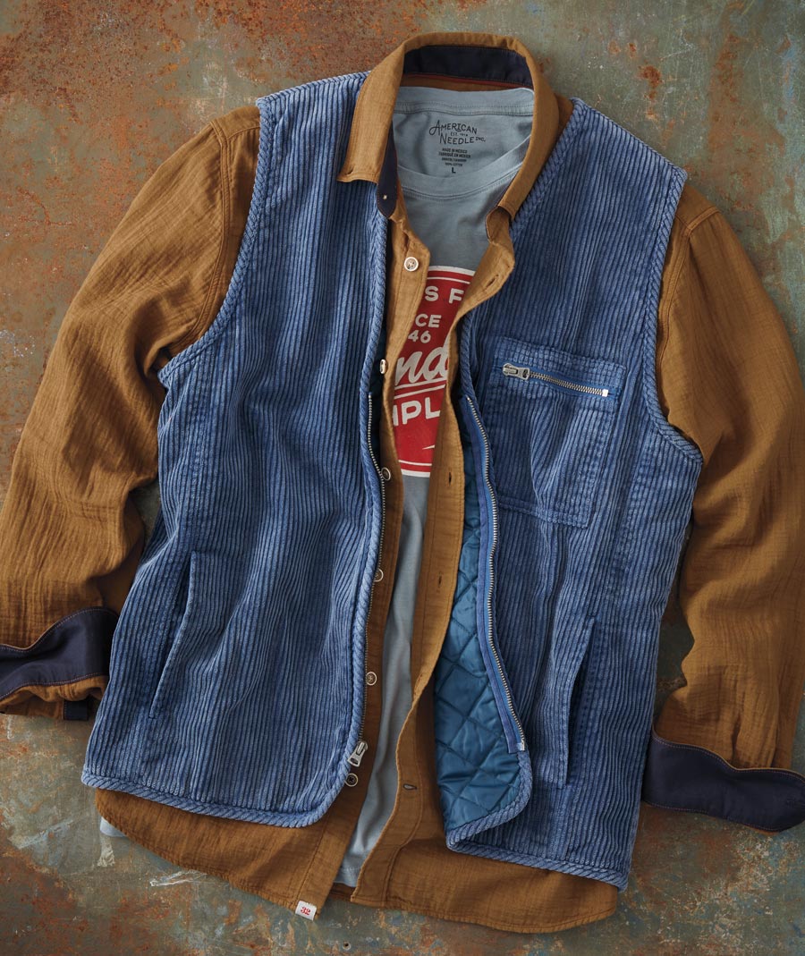 Let's Get Down To It <br> Corduroy Vest</br>