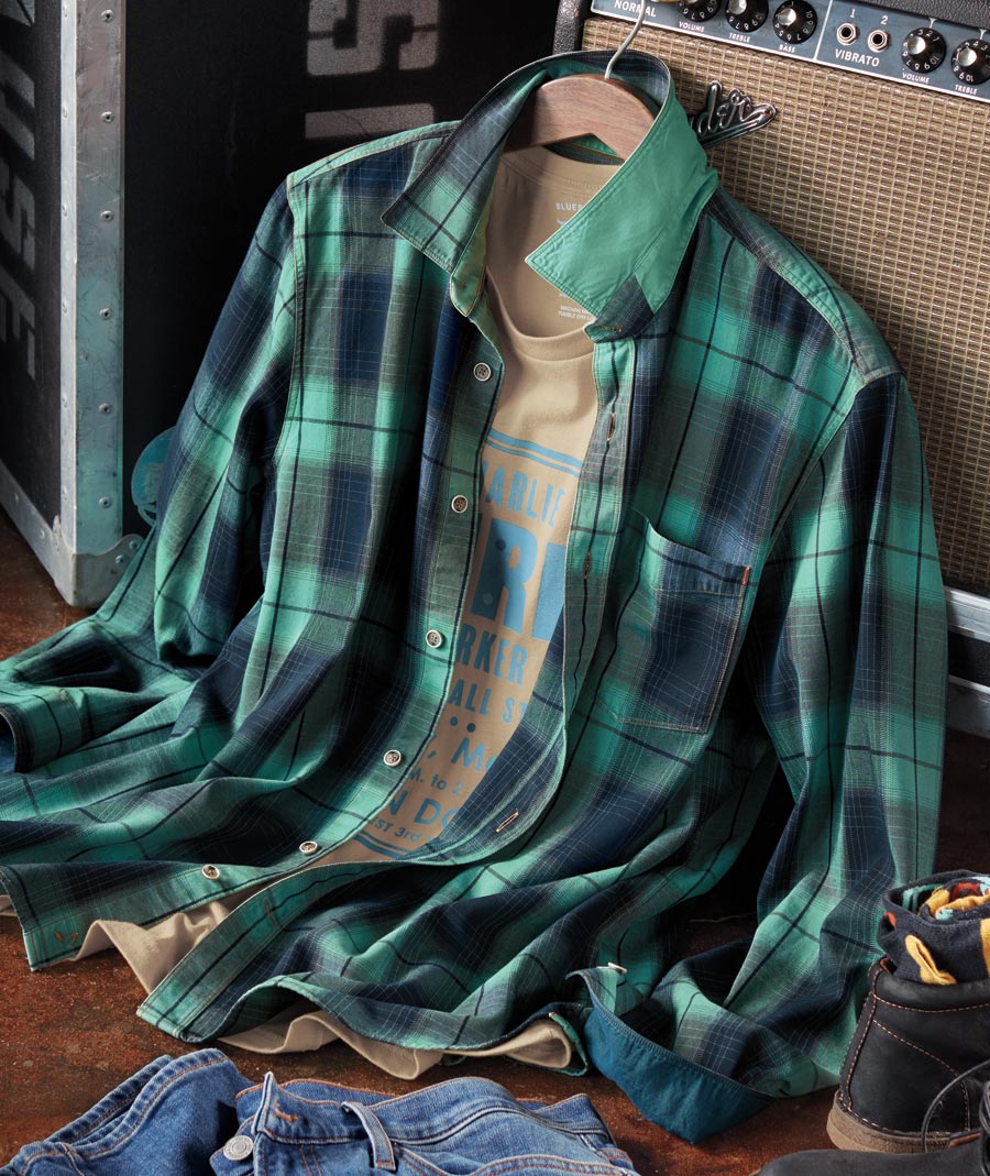 Freezoo <br> Cotton Plaid Shirt</br>