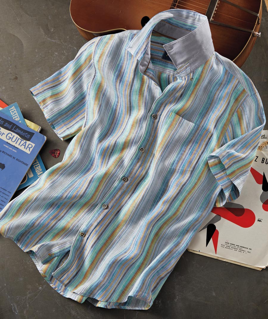 Crayon Sun <br> Italian Linen Shirt</br>