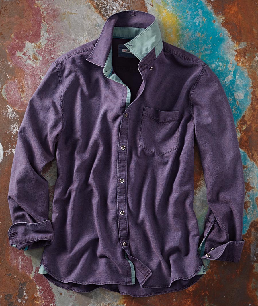 Bluescape <br> Cotton Dobby Shirt</br>