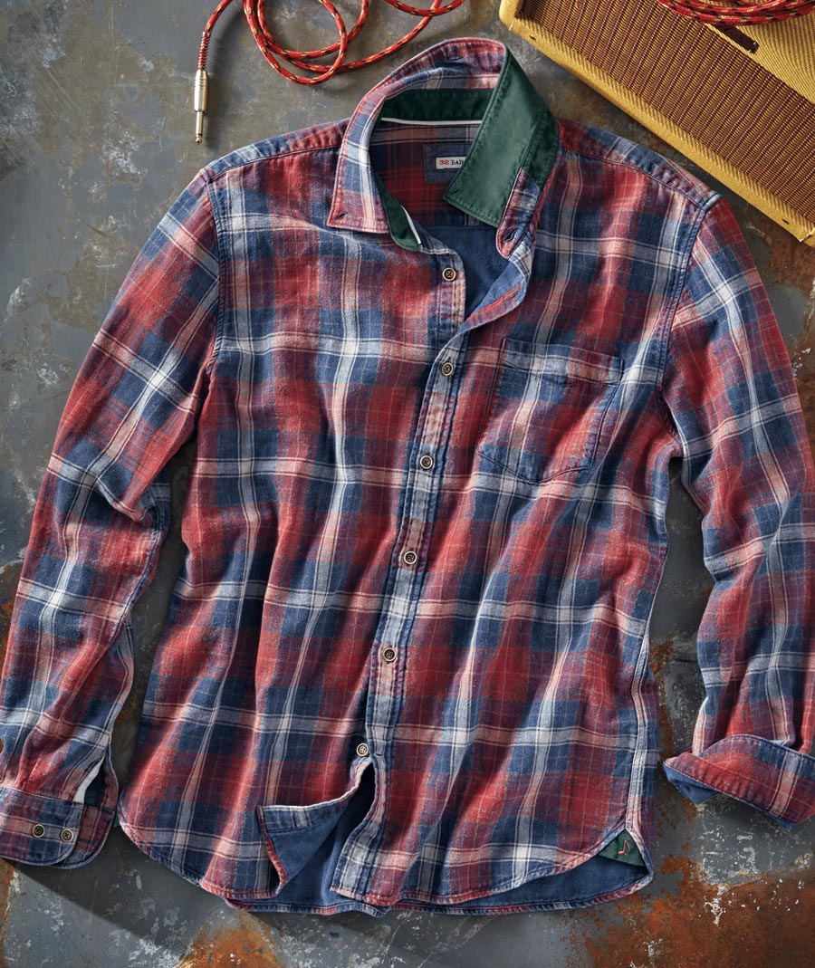 Huckleberry Blues <br> Double Cloth Shirt</br>