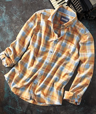 Glad All Over <br> Cotton Plaid Shirt</br>