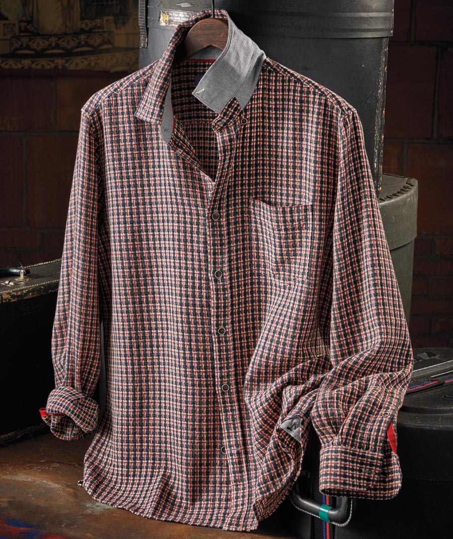 Back Beats <br> Basket Weave Shirt</br>