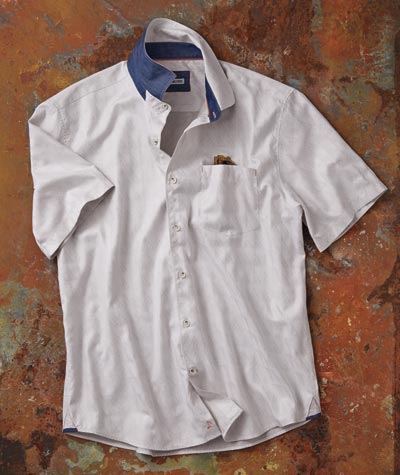 Jack O'Diamonds <br> Cotton Jacquard Shirt</br>