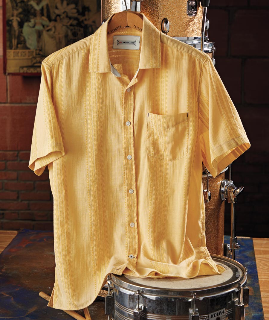 Sunshower <br> Cotton Dobby Shirt</br>