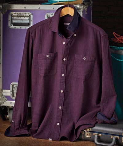 Berry Pickin' <br> Cotton Gauze Shirt</br>