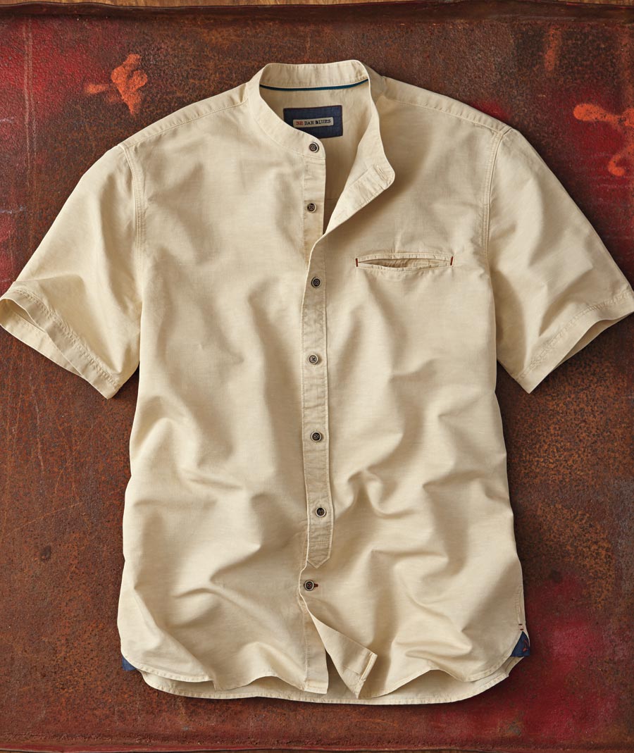 Free Flight <br> Banded Collar Shirt</br>