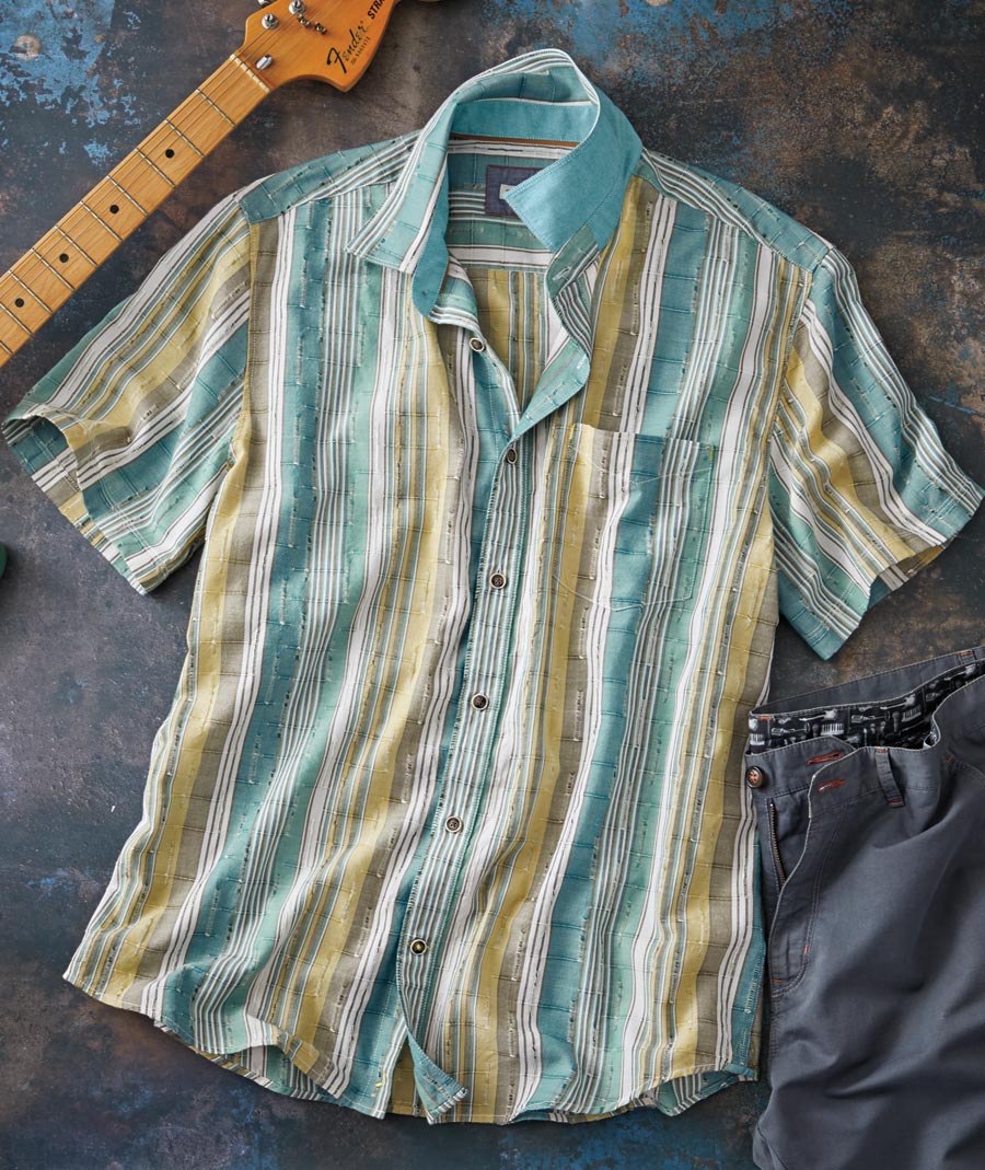 Happyology <br> Cotton Dobby Shirt</br>