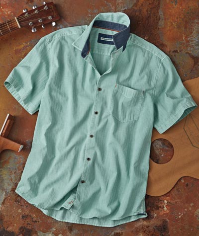 Ripple <br> Cotton Dobby Shirt</br>