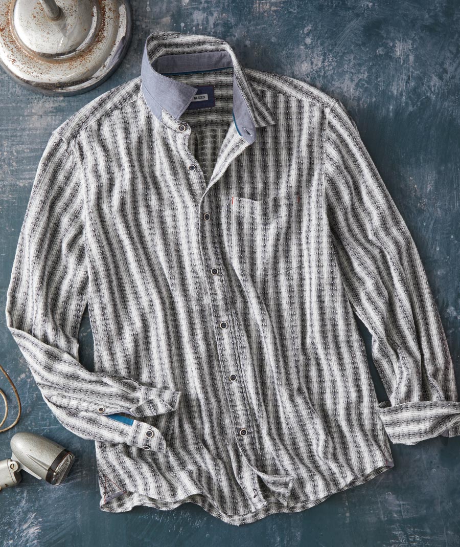 Jumpin' At Shadows <br> Cotton Dobby Shirt</br>