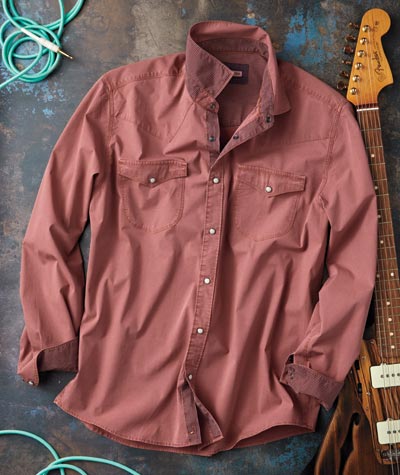 The Scene Is Clean <br> Western Poplin Shirt</br>