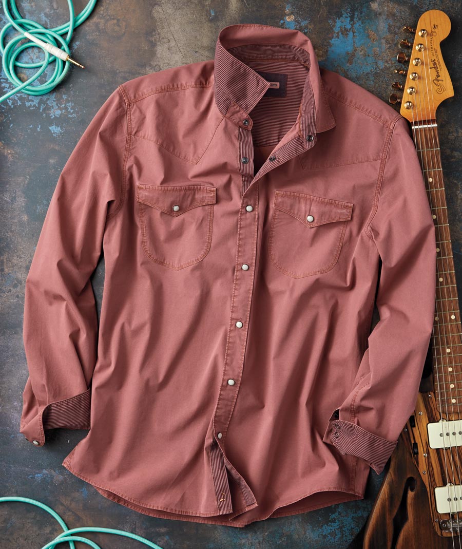 The Scene Is Clean <br> Western Poplin Shirt</br>