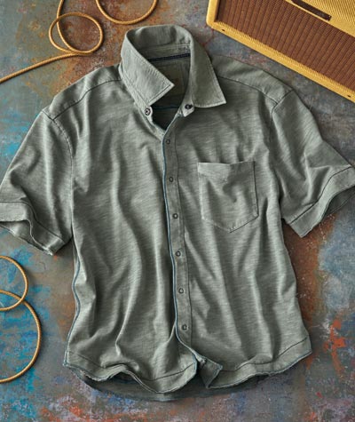 Movin' Around <br> Cotton Jersey Shirt</br>