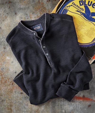 Once Around The Park<br>Baseball-Cut Henley</br>