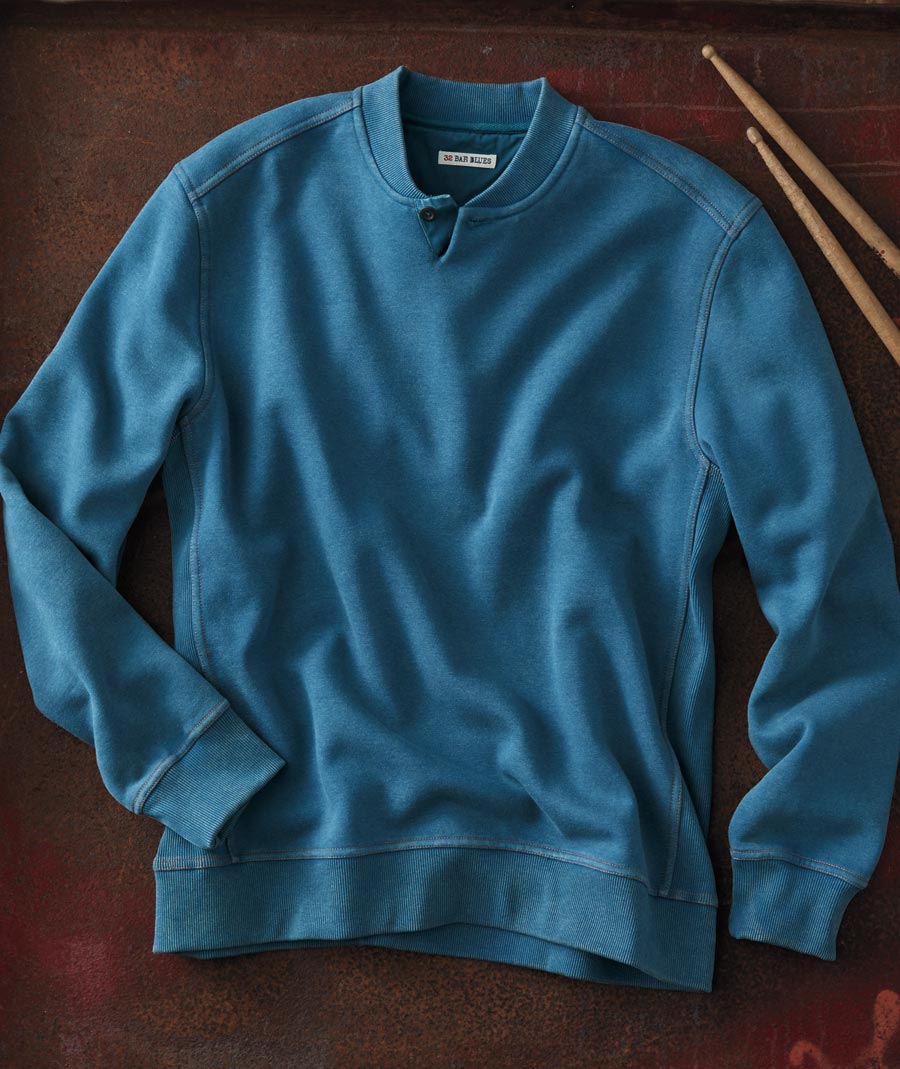 Already There <br>Cotton and Fleece Sweatshirt</br>