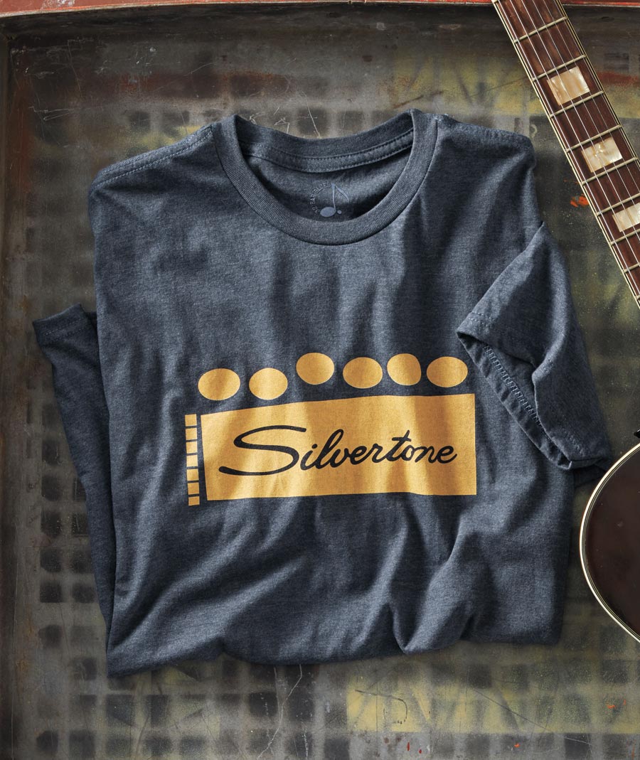 Blues And My Guitar <br> Silvertone T-Shirt</br>