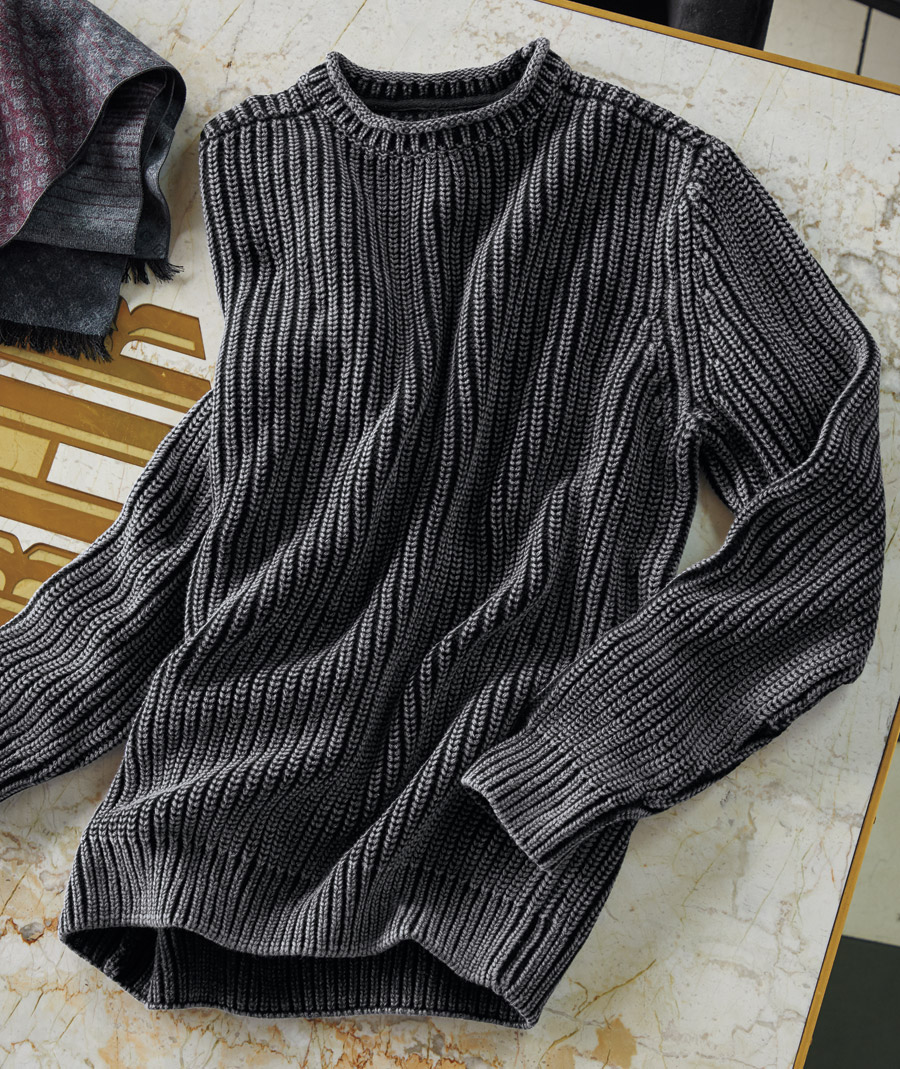 100% More Man <br> Vintage Dyed Sweater</br>