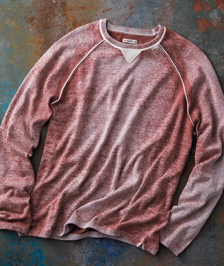 Bricks In My Pillow <br> Vintage Dyed Sweater</br>