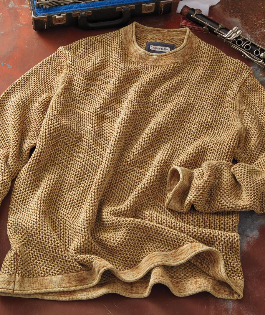 Butterscotch <br> Acid Wash Sweater</br>