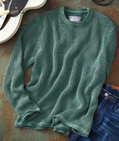 Liquid Soul <br>Garment Dyed Sweater</br>